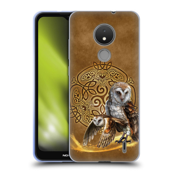 Brigid Ashwood Celtic Wisdom Owl Soft Gel Case for Nokia C21