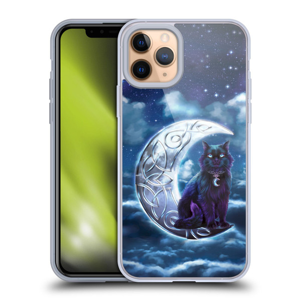 Brigid Ashwood Celtic Wisdom 2 Black Cat Soft Gel Case for Apple iPhone 11 Pro