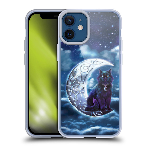 Brigid Ashwood Celtic Wisdom 2 Black Cat Soft Gel Case for Apple iPhone 12 Mini