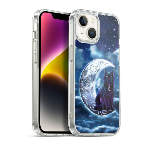 Brigid Ashwood Celtic Wisdom 2 Black Cat Soft Gel Case for Apple iPhone 14