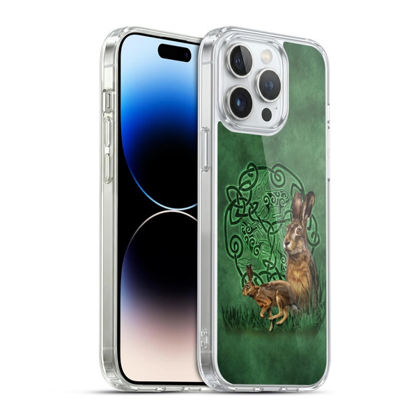 Brigid Ashwood Celtic Wisdom 2 Hare Soft Gel Case for Apple iPhone 14 Pro Max & MagSafe
