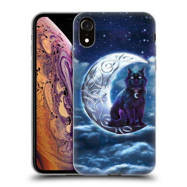 Brigid Ashwood Celtic Wisdom 2 Black Cat Soft Gel Case for Apple iPhone XR