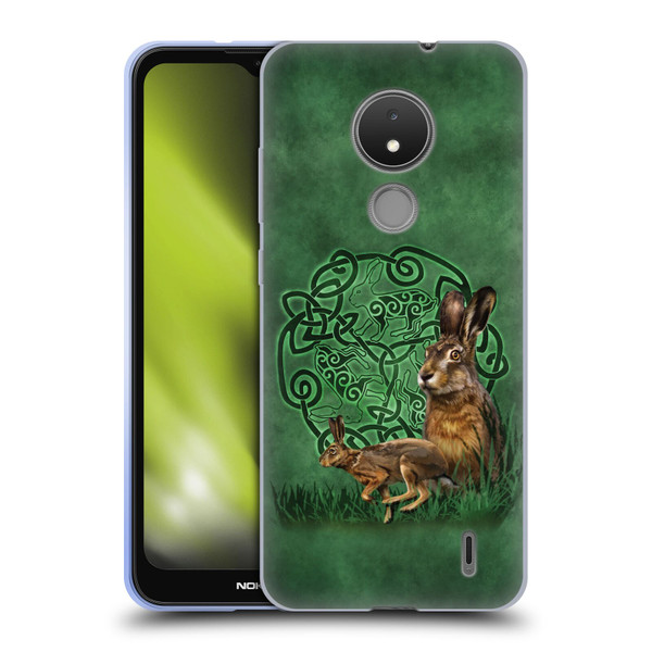 Brigid Ashwood Celtic Wisdom 2 Hare Soft Gel Case for Nokia C21