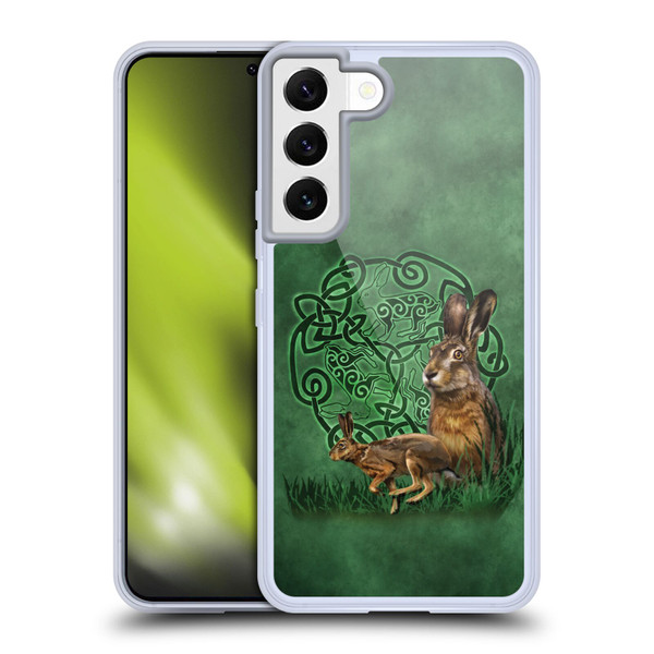 Brigid Ashwood Celtic Wisdom 2 Hare Soft Gel Case for Samsung Galaxy S22 5G