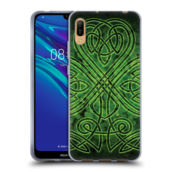 Brigid Ashwood Celtic Wisdom 3 Irish Shamrock Soft Gel Case for Huawei Y6 Pro (2019)