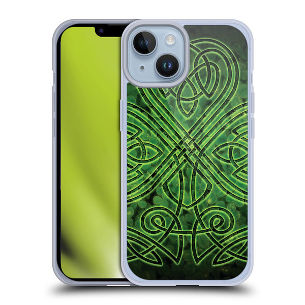 Brigid Ashwood Celtic Wisdom 3 Irish Shamrock Soft Gel Case for Apple iPhone 14