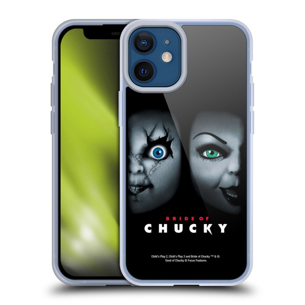 Bride of Chucky Key Art Poster Soft Gel Case for Apple iPhone 12 Mini