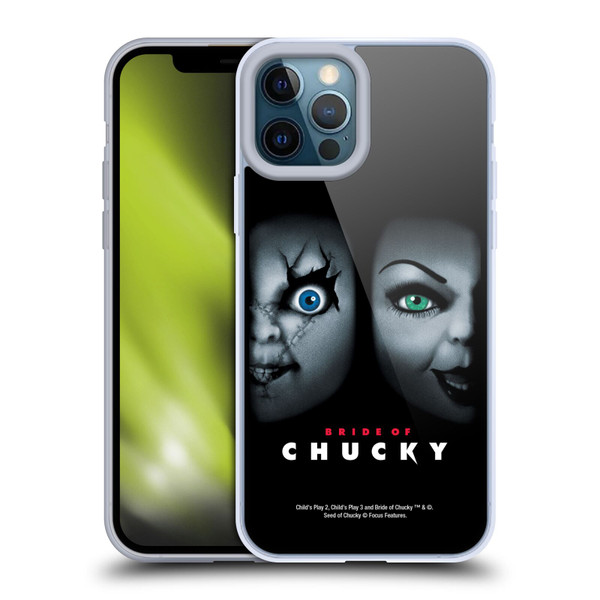 Bride of Chucky Key Art Poster Soft Gel Case for Apple iPhone 12 Pro Max