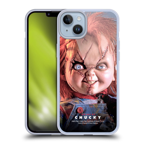 Bride of Chucky Key Art Doll Soft Gel Case for Apple iPhone 14 Plus