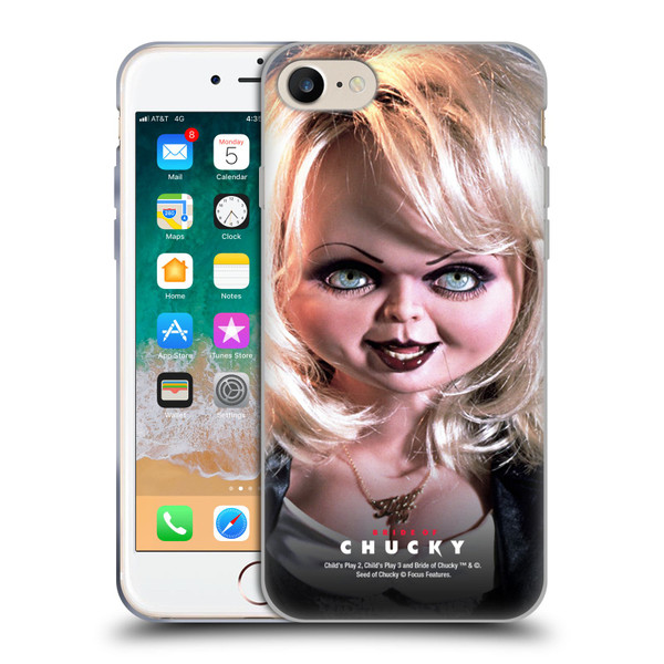 Bride of Chucky Key Art Tiffany Doll Soft Gel Case for Apple iPhone 7 / 8 / SE 2020 & 2022