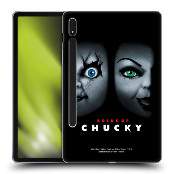 Bride of Chucky Key Art Poster Soft Gel Case for Samsung Galaxy Tab S8