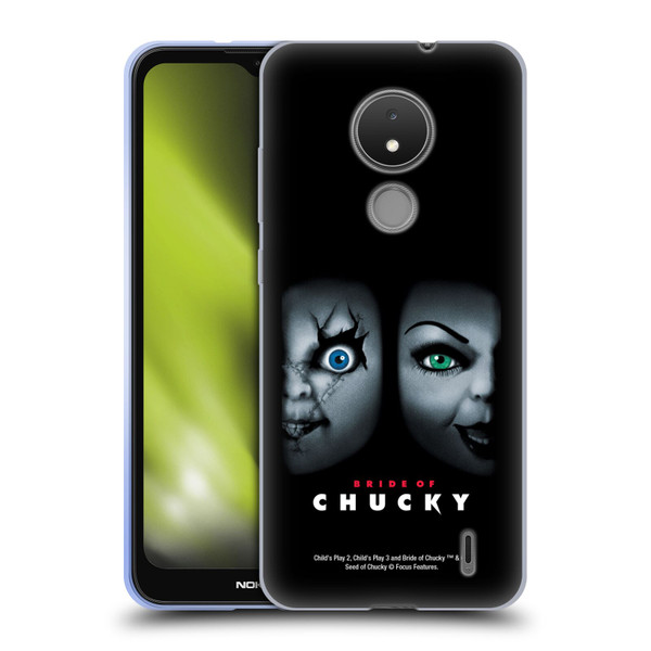 Bride of Chucky Key Art Poster Soft Gel Case for Nokia C21