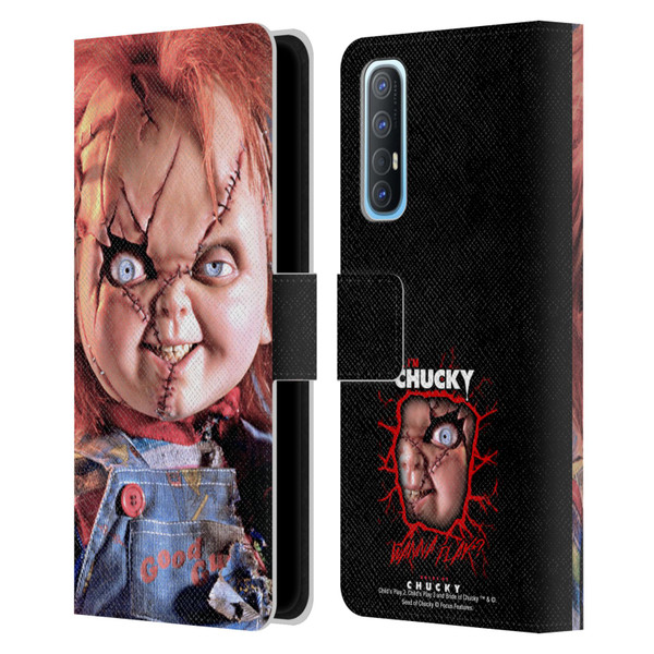 Bride of Chucky Key Art Doll Leather Book Wallet Case Cover For OPPO Find X2 Neo 5G