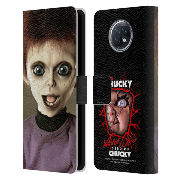 Seed of Chucky Key Art Glen Doll Leather Book Wallet Case Cover For Xiaomi Redmi Note 9T 5G