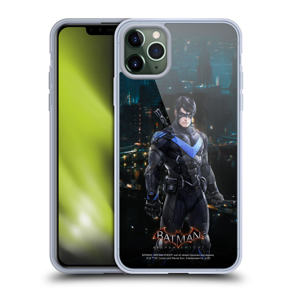 Batman Arkham Knight Characters Nightwing Soft Gel Case for Apple iPhone 11 Pro Max