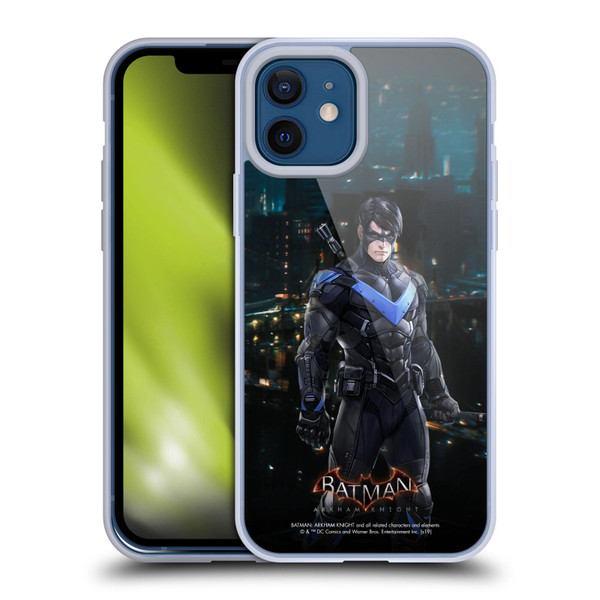 Batman Arkham Knight Characters Nightwing Soft Gel Case for Apple iPhone 12 / iPhone 12 Pro
