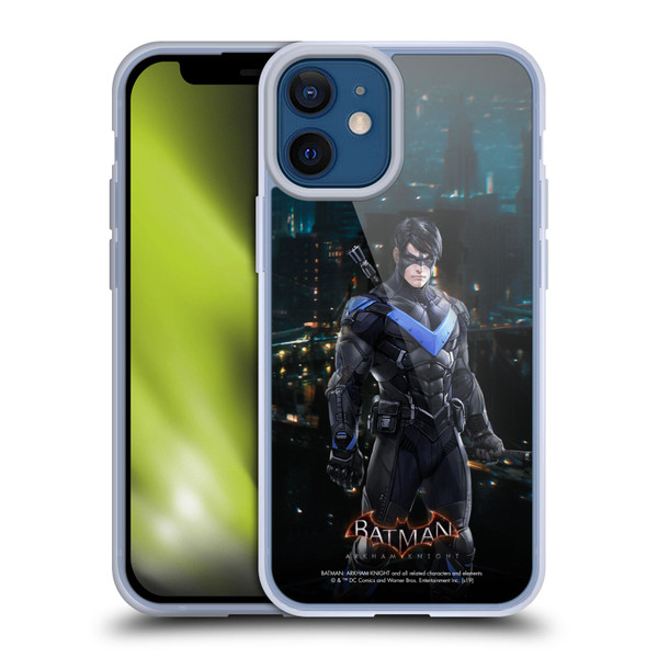 Batman Arkham Knight Characters Nightwing Soft Gel Case for Apple iPhone 12 Mini