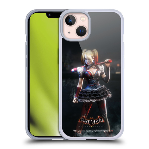 Batman Arkham Knight Characters Harley Quinn Soft Gel Case for Apple iPhone 13