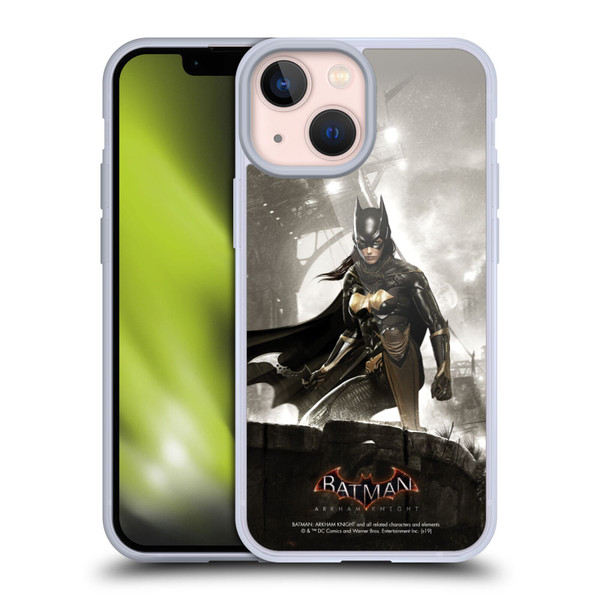 Batman Arkham Knight Characters Batgirl Soft Gel Case for Apple iPhone 13 Mini