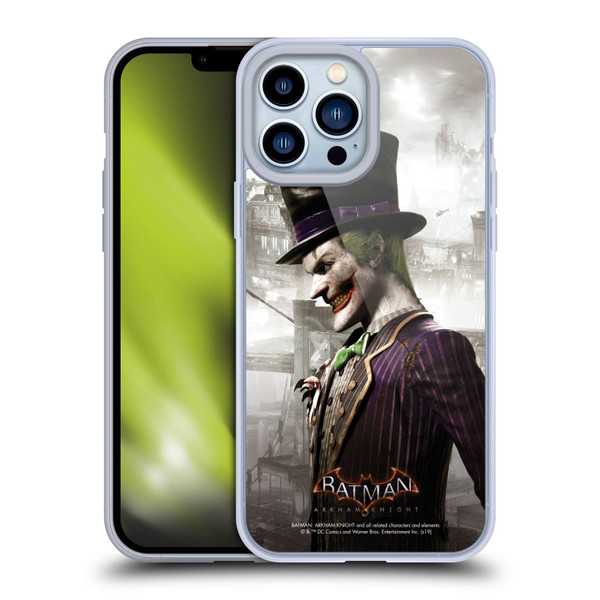 Batman Arkham Knight Characters Joker Soft Gel Case for Apple iPhone 13 Pro Max