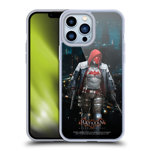 Batman Arkham Knight Characters Red Hood Soft Gel Case for Apple iPhone 13 Pro Max