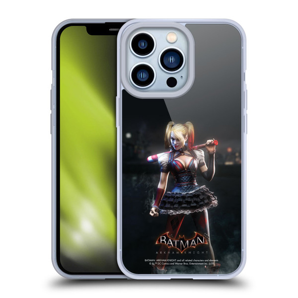 Batman Arkham Knight Characters Harley Quinn Soft Gel Case for Apple iPhone 13 Pro