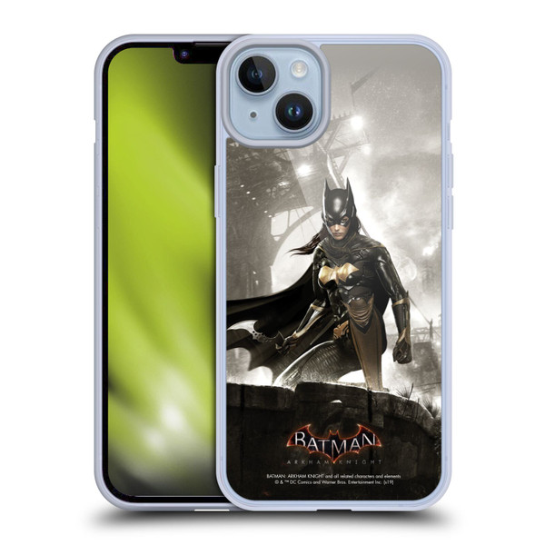 Batman Arkham Knight Characters Batgirl Soft Gel Case for Apple iPhone 14 Plus
