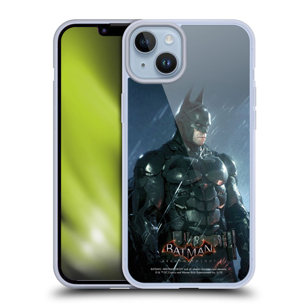 Batman Arkham Knight Characters Batman Soft Gel Case for Apple iPhone 14 Plus