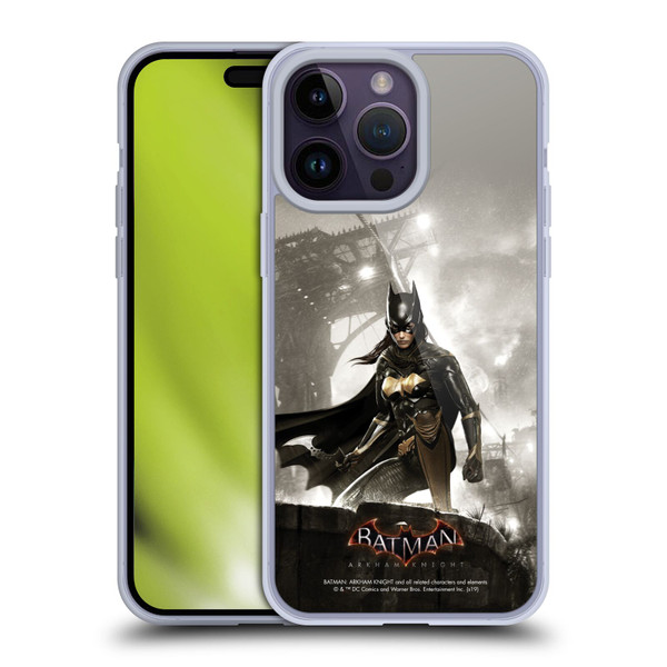 Batman Arkham Knight Characters Batgirl Soft Gel Case for Apple iPhone 14 Pro Max