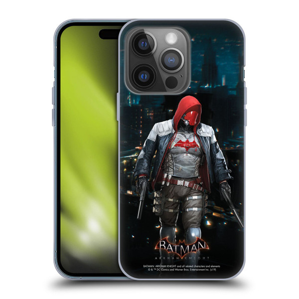 Batman Arkham Knight Characters Red Hood Soft Gel Case for Apple iPhone 14 Pro