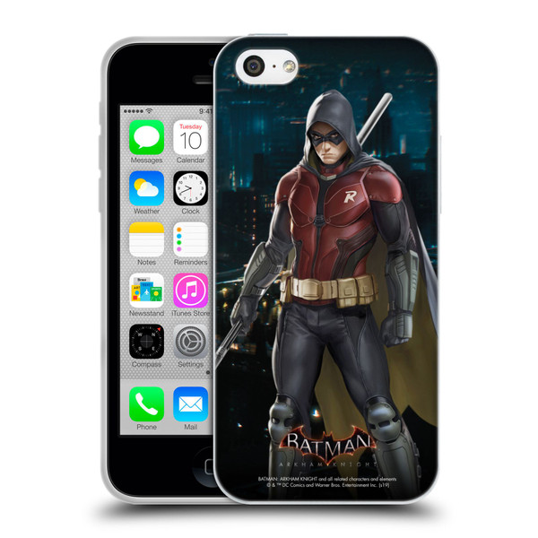 Batman Arkham Knight Characters Red Robin Soft Gel Case for Apple iPhone 5c