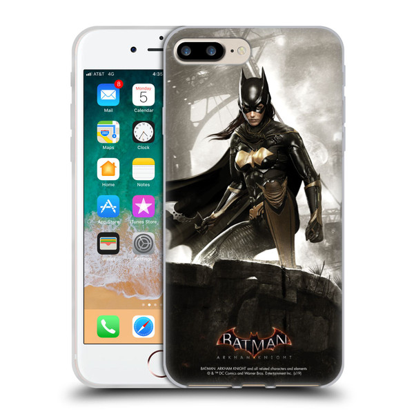 Batman Arkham Knight Characters Batgirl Soft Gel Case for Apple iPhone 7 Plus / iPhone 8 Plus