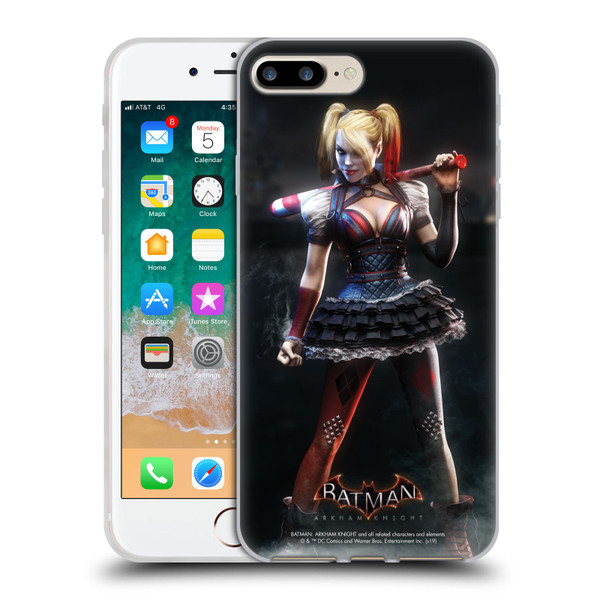 Batman Arkham Knight Characters Harley Quinn Soft Gel Case for Apple iPhone 7 Plus / iPhone 8 Plus
