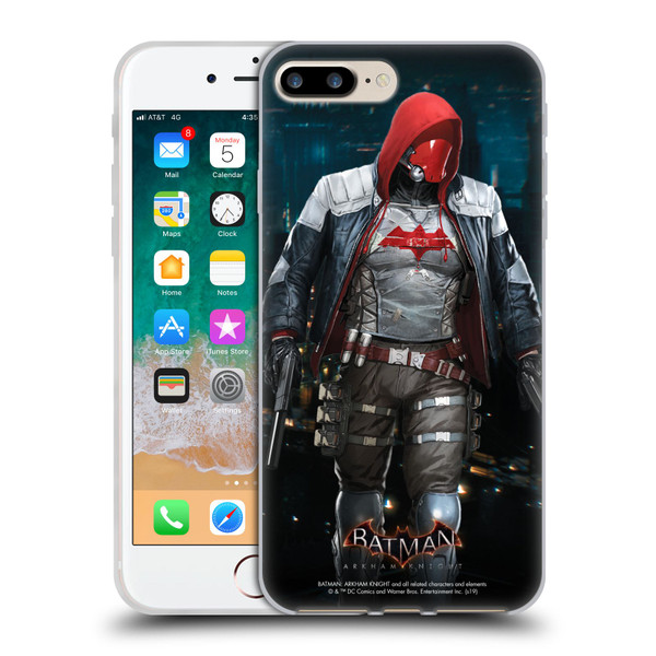 Batman Arkham Knight Characters Red Hood Soft Gel Case for Apple iPhone 7 Plus / iPhone 8 Plus