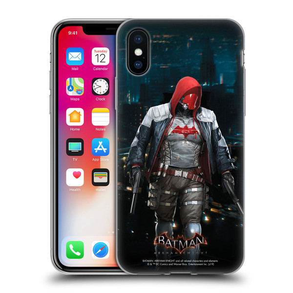 Batman Arkham Knight Characters Red Hood Soft Gel Case for Apple iPhone X / iPhone XS