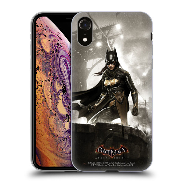 Batman Arkham Knight Characters Batgirl Soft Gel Case for Apple iPhone XR