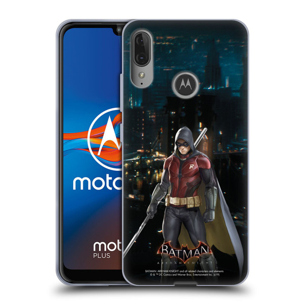 Batman Arkham Knight Characters Red Robin Soft Gel Case for Motorola Moto E6 Plus