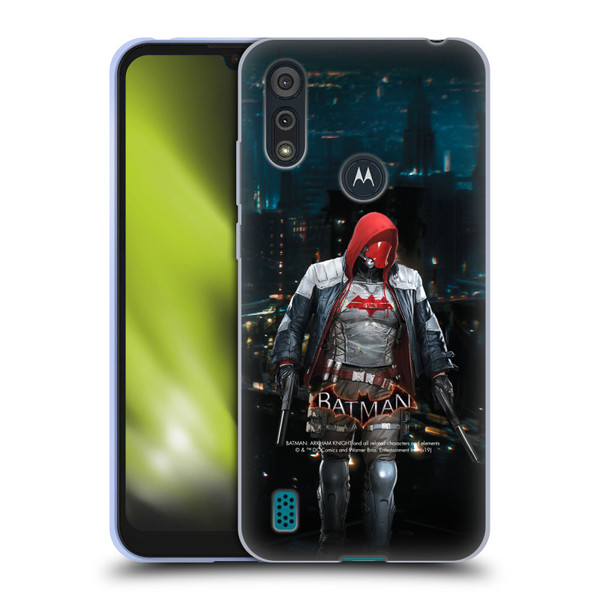 Batman Arkham Knight Characters Red Hood Soft Gel Case for Motorola Moto E6s (2020)
