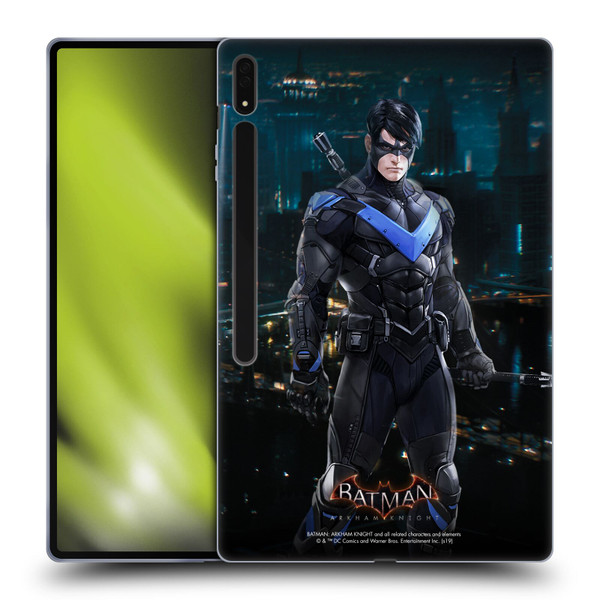Batman Arkham Knight Characters Nightwing Soft Gel Case for Samsung Galaxy Tab S8 Ultra