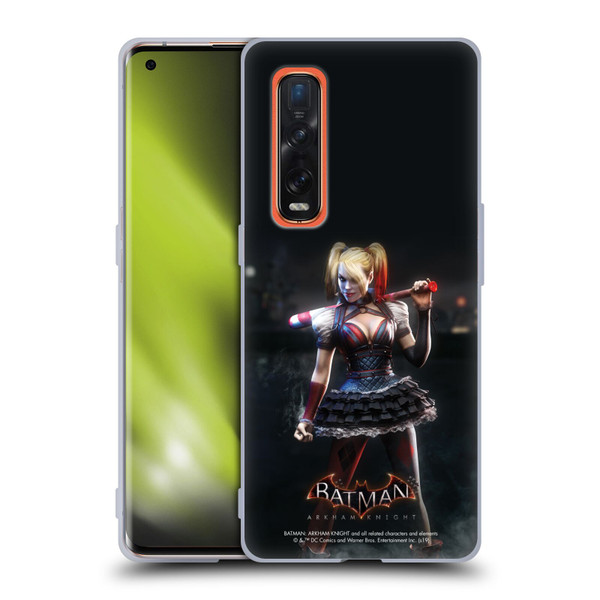 Batman Arkham Knight Characters Harley Quinn Soft Gel Case for OPPO Find X2 Pro 5G