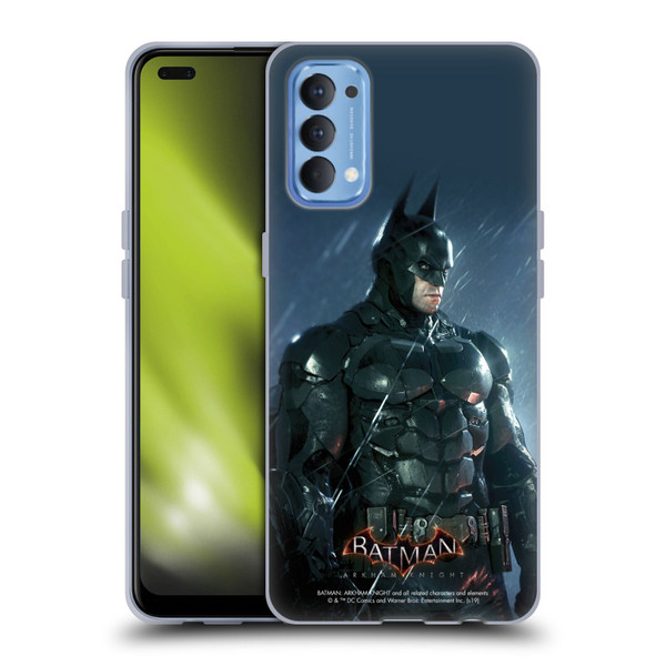 Batman Arkham Knight Characters Batman Soft Gel Case for OPPO Reno 4 5G