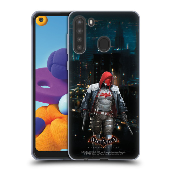Batman Arkham Knight Characters Red Hood Soft Gel Case for Samsung Galaxy A21 (2020)