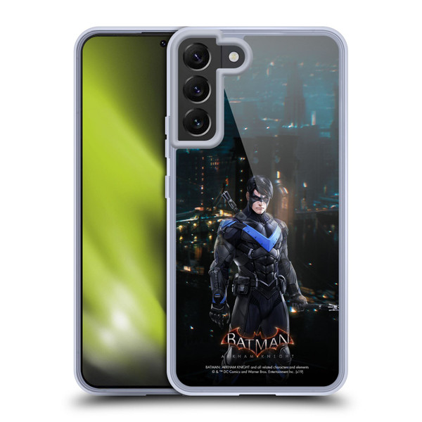 Batman Arkham Knight Characters Nightwing Soft Gel Case for Samsung Galaxy S22+ 5G