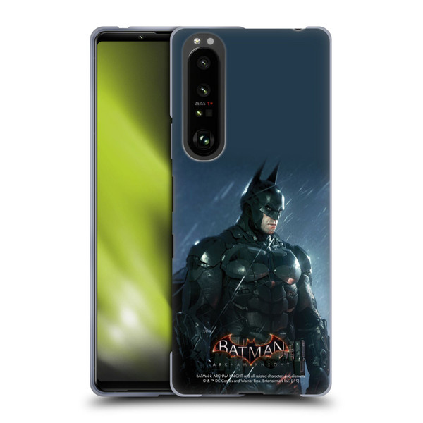 Batman Arkham Knight Characters Batman Soft Gel Case for Sony Xperia 1 III