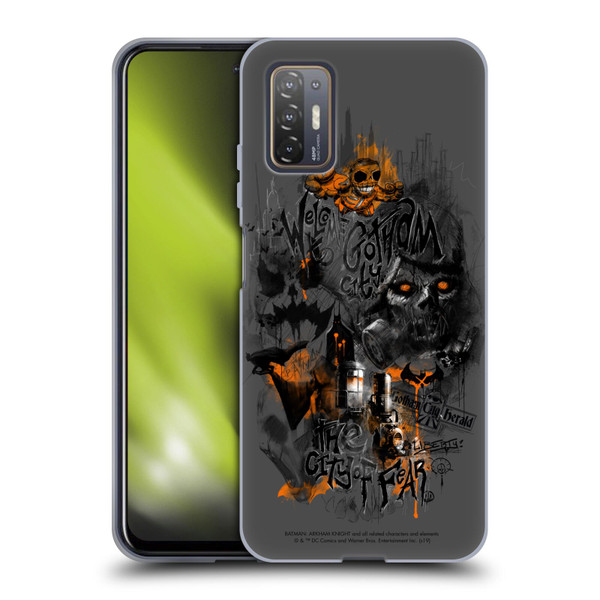 Batman Arkham Knight Graphics City Of Fear Scarecrow Soft Gel Case for HTC Desire 21 Pro 5G