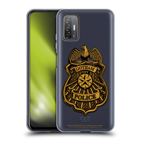 Batman Arkham Knight Graphics Gotham City Police Badge Soft Gel Case for HTC Desire 21 Pro 5G