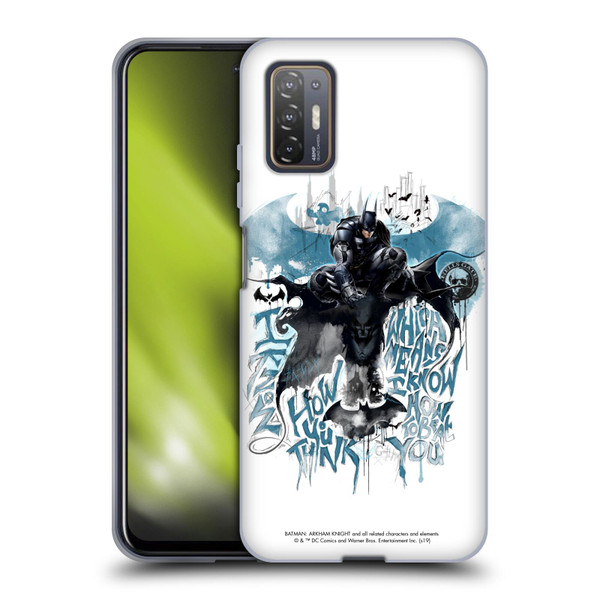 Batman Arkham Knight Graphics How You Think Soft Gel Case for HTC Desire 21 Pro 5G