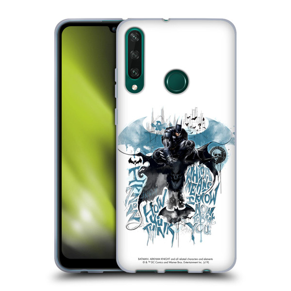 Batman Arkham Knight Graphics How You Think Soft Gel Case for Huawei Y6p