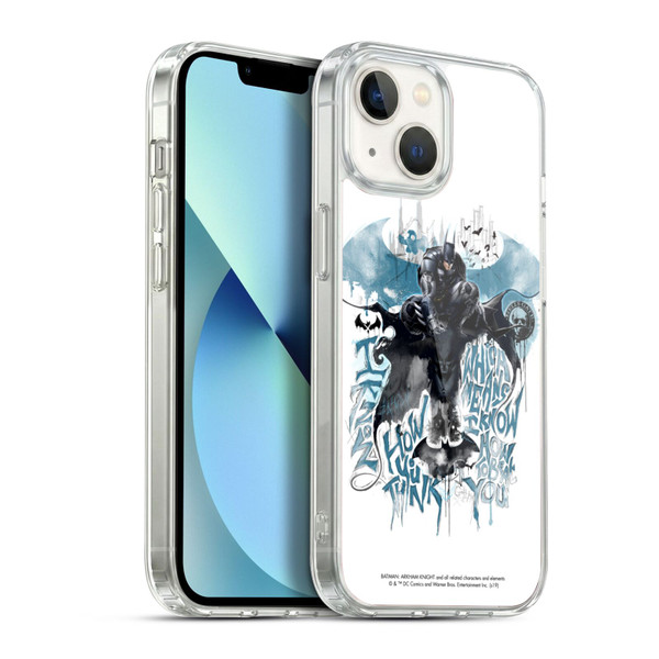 Batman Arkham Knight Graphics How You Think Soft Gel Case for Apple iPhone 13