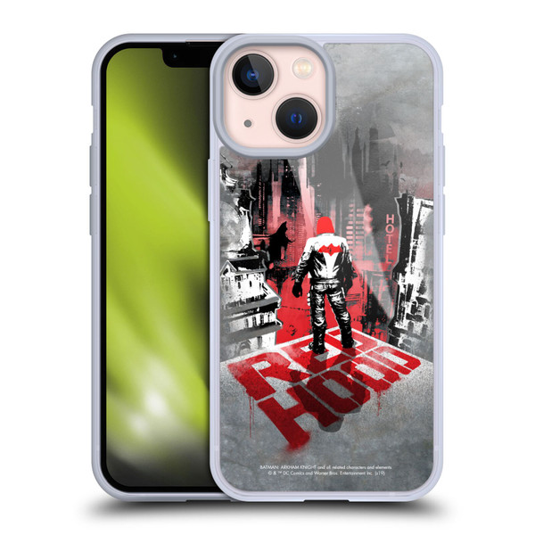 Batman Arkham Knight Graphics Red Hood Soft Gel Case for Apple iPhone 13 Mini